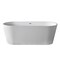 Anzzi Kosima 5.6 ft. Solid Surface Freestanding Bathtub in Matte White FT-AZ8414 - alternate 7